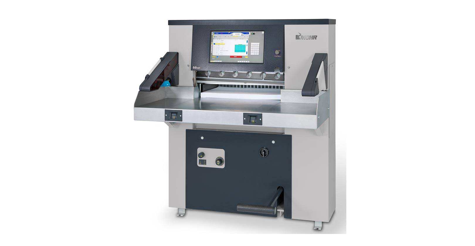 Tagliacarte Idraulico Programmabile con Display Touch Screen da 18.5″